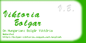 viktoria bolgar business card
